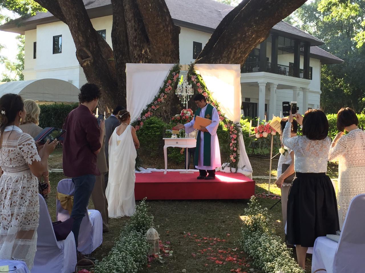 Christian wedding ceremony