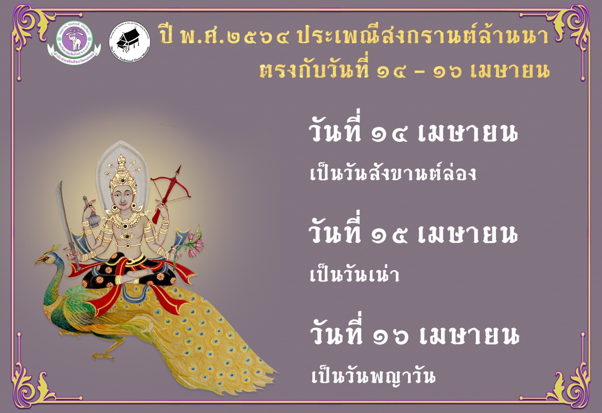 ประเพณีสงกรานต์ล้านนา 2564