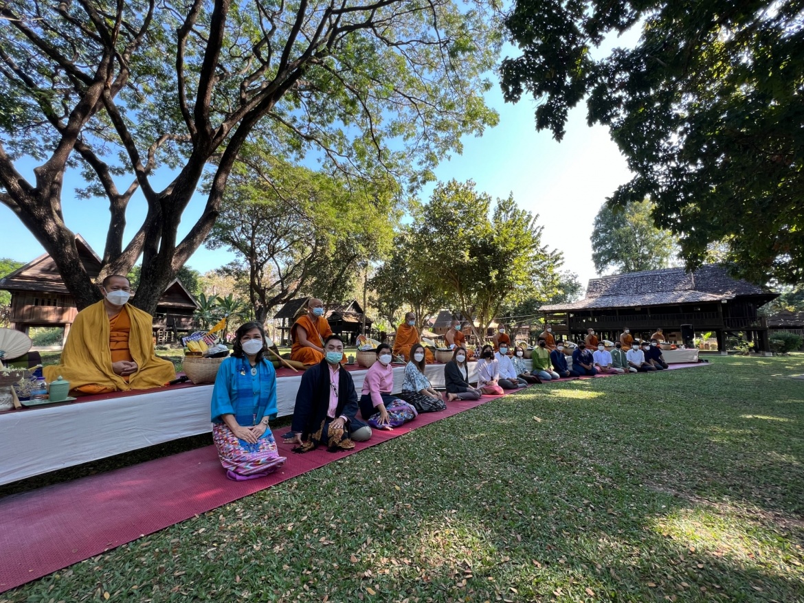พิธีทำบุญเนื่องในวันขึ้นปีใหม่ประจำปี พ.ศ. 2565 
