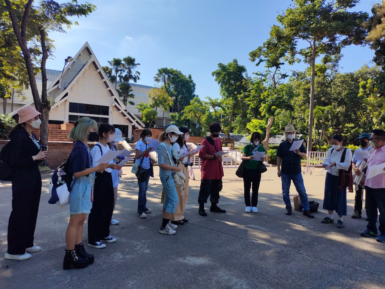 กิจกรรมเรียนรู้ศิลปวัฒนธรรม (Lanna Art and Cultural Program) สำหรับนักศึกษาจากมหาวิทยาลัยเกียวโตเซกะ (Kyoto Seika University) ประเทศญี่ปุ่น