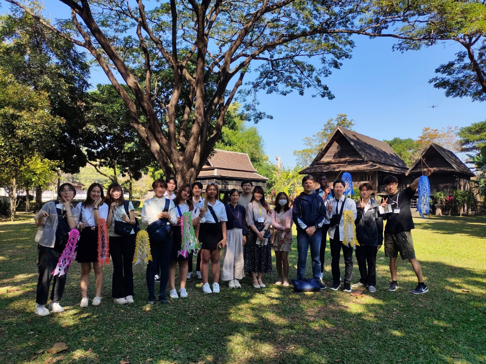 นักศึกษาจาก Yamagata University ประเทศญี่ปุ่น  เข้าศึกษาแหล่งเรียนรู้ศิลปวัฒนธรรมล้านนา