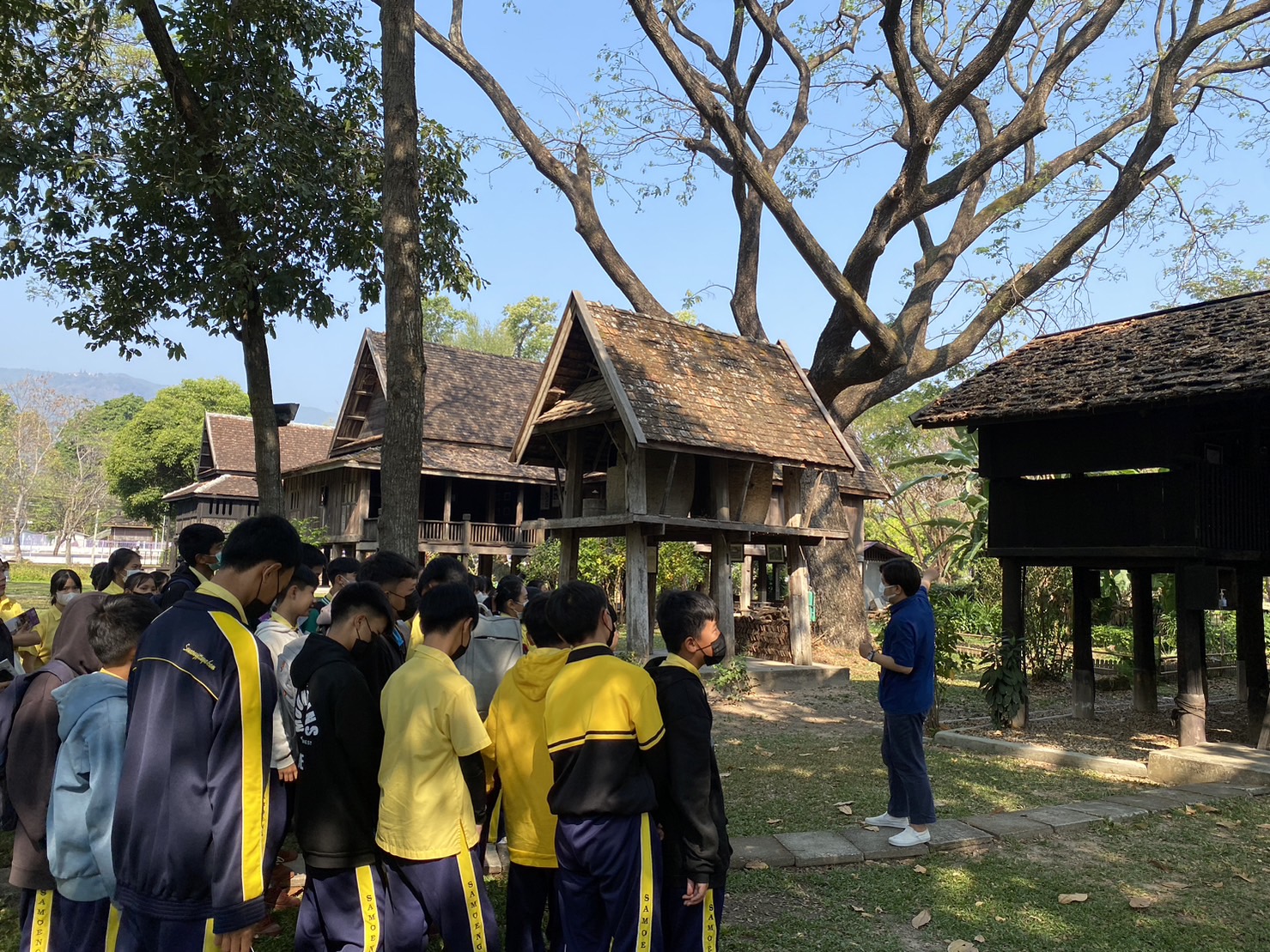 คณะครูและนักเรียนจากโรงเรียนสะเมิงพิทยาคม เข้าทัศนศึกษา ณ พิพิธภัณฑ์เรือนโบราณล้านนา มช.