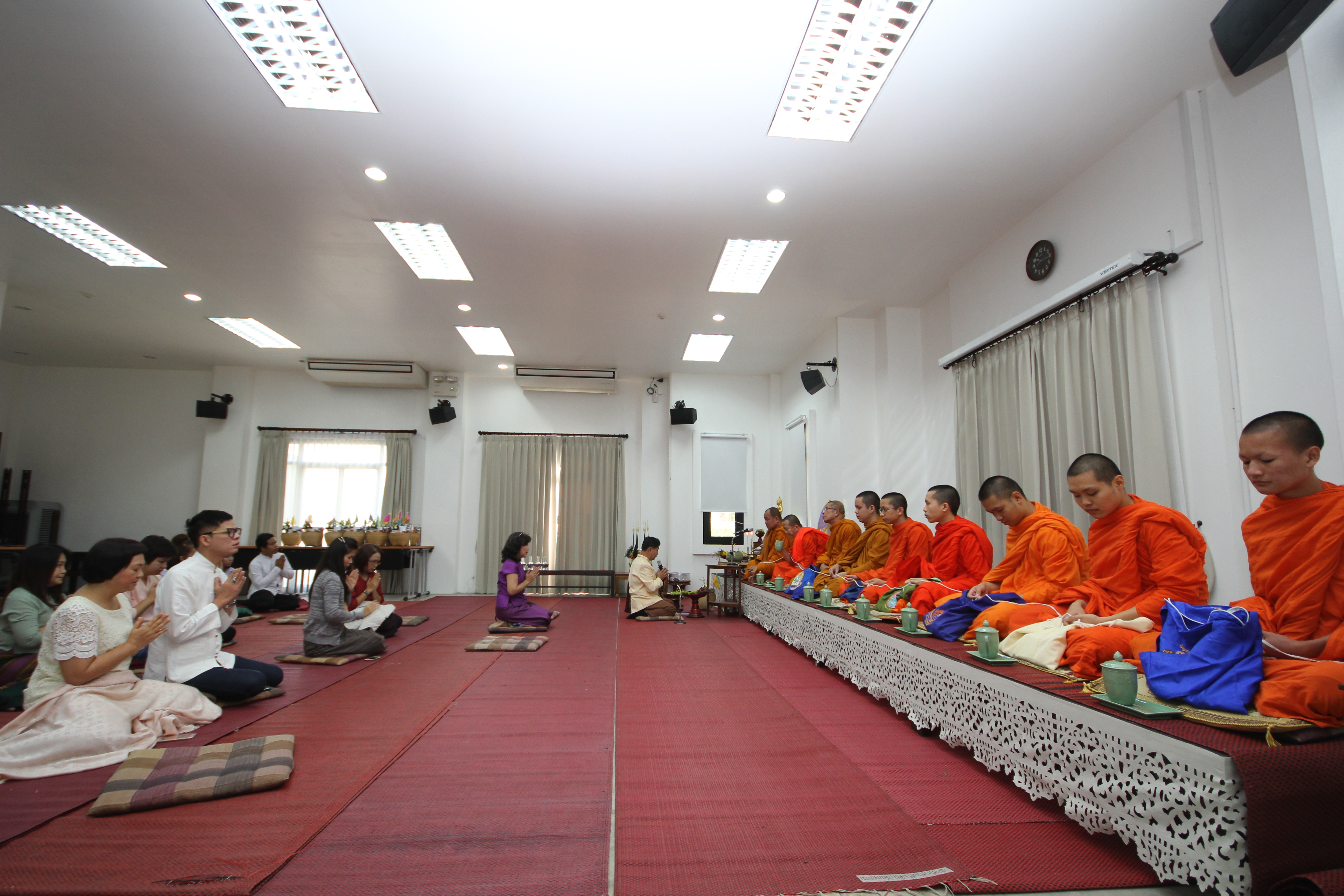 สำนักส่งเสริมศิลปวัฒนธรรม จัดพิธีทำบุญวันขึ้นปีใหม่ พ.ศ. 2559
