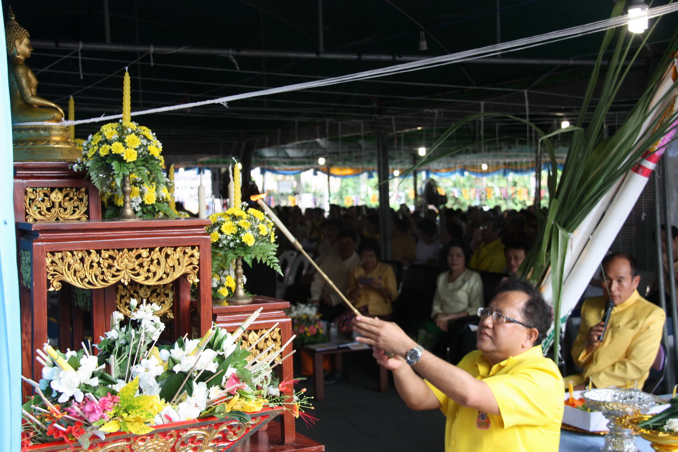 ร่วมพิธีทำบุญเมืองและสืบชะตาเมืองเชียงใหม่ ประจำปี 2559