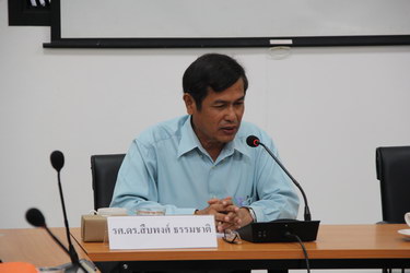 ให้การต้อนรับคณะผู้บริหารและบุคลากรจากอาศรมวัฒนธรรมวลัยลักษณ์