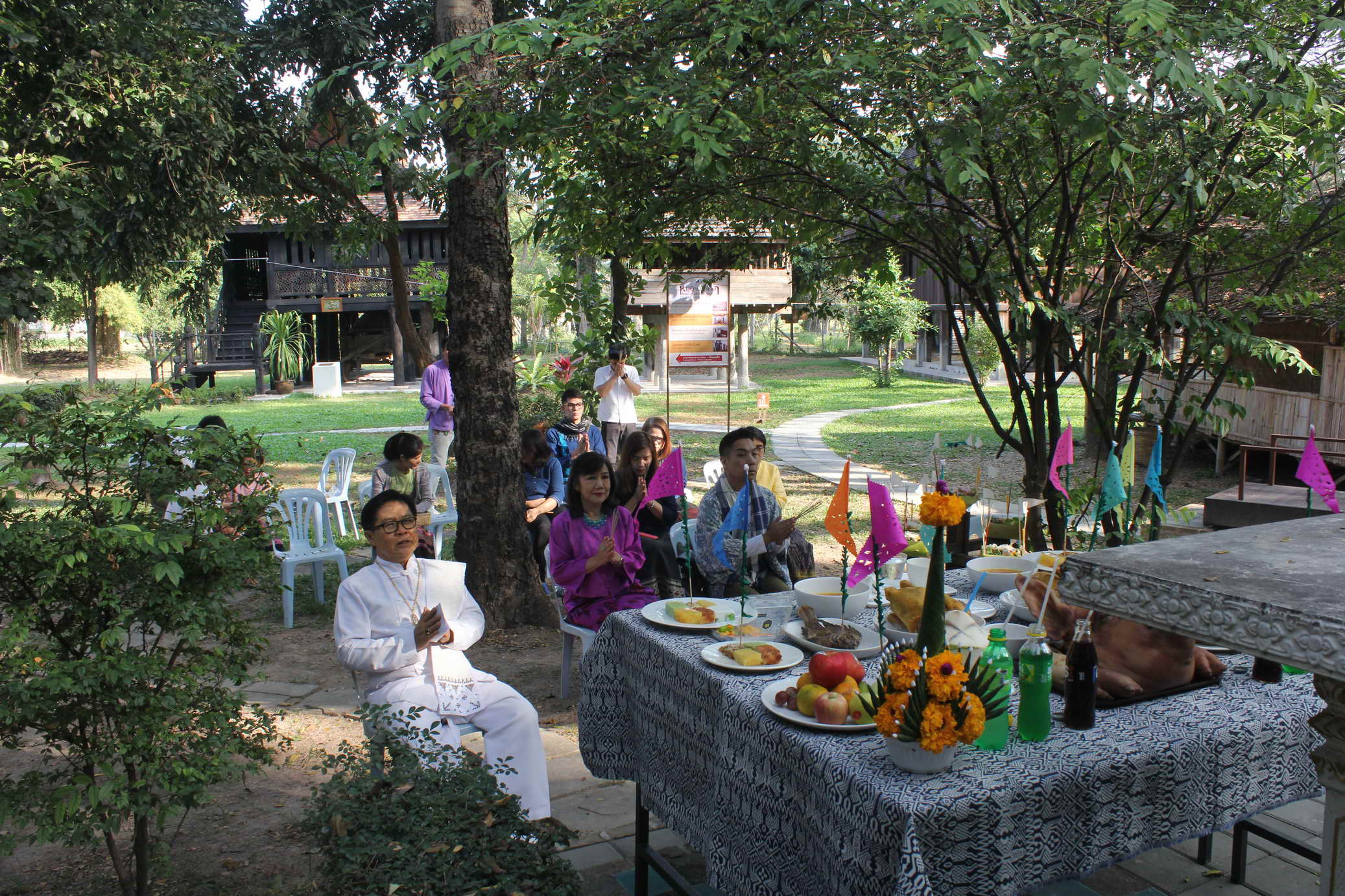 พิธีไหว้พระภูมิเจ้าที่ และพิธีทำบุญเนื่องในโอกาสวันขึ้นปีใหม่ พุทธศักราช 2561