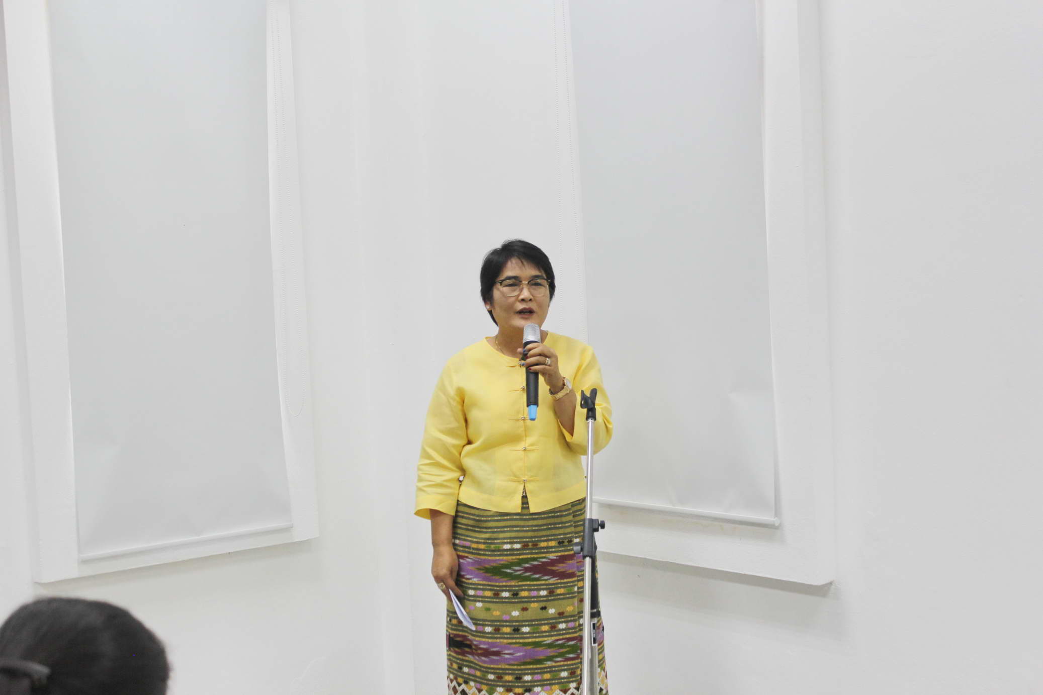 การบรรยายและฝึกปฏิบัติงานหัตถกรรมล้านนา สืบลายสาน ดาตานปีใหม่