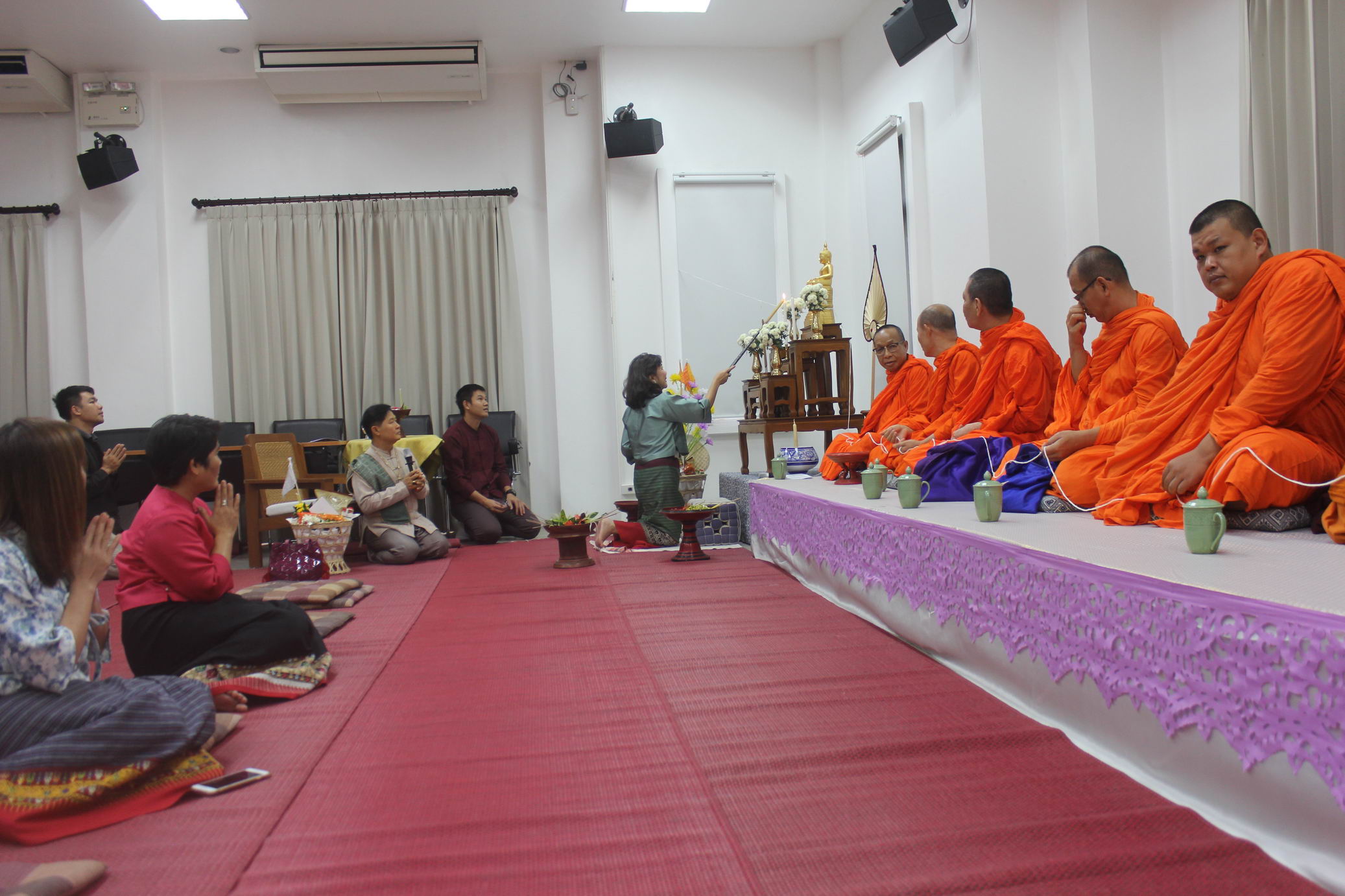 พิธีทำบุญสำนักส่งเสริมศิลปวัฒนธรรมเนื่องในวันขึ้นปีใหม่ ประจำปี 2562