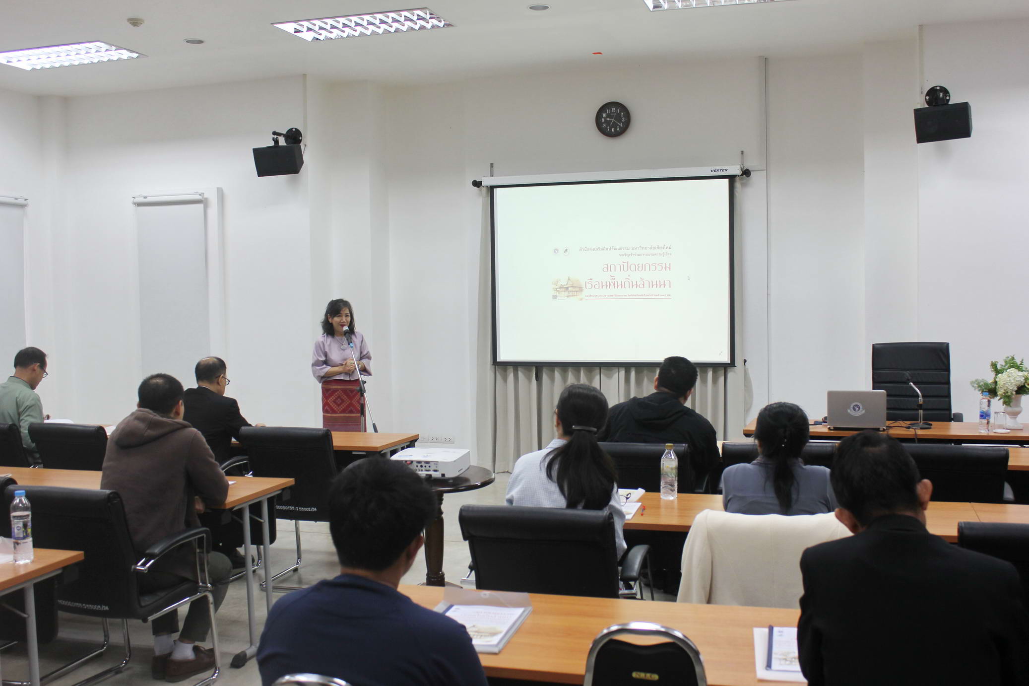 พิธีเปิดโครงการอบรมความรู้สถาปัตยกรรมเรือนพื้นถิ่นล้านนา