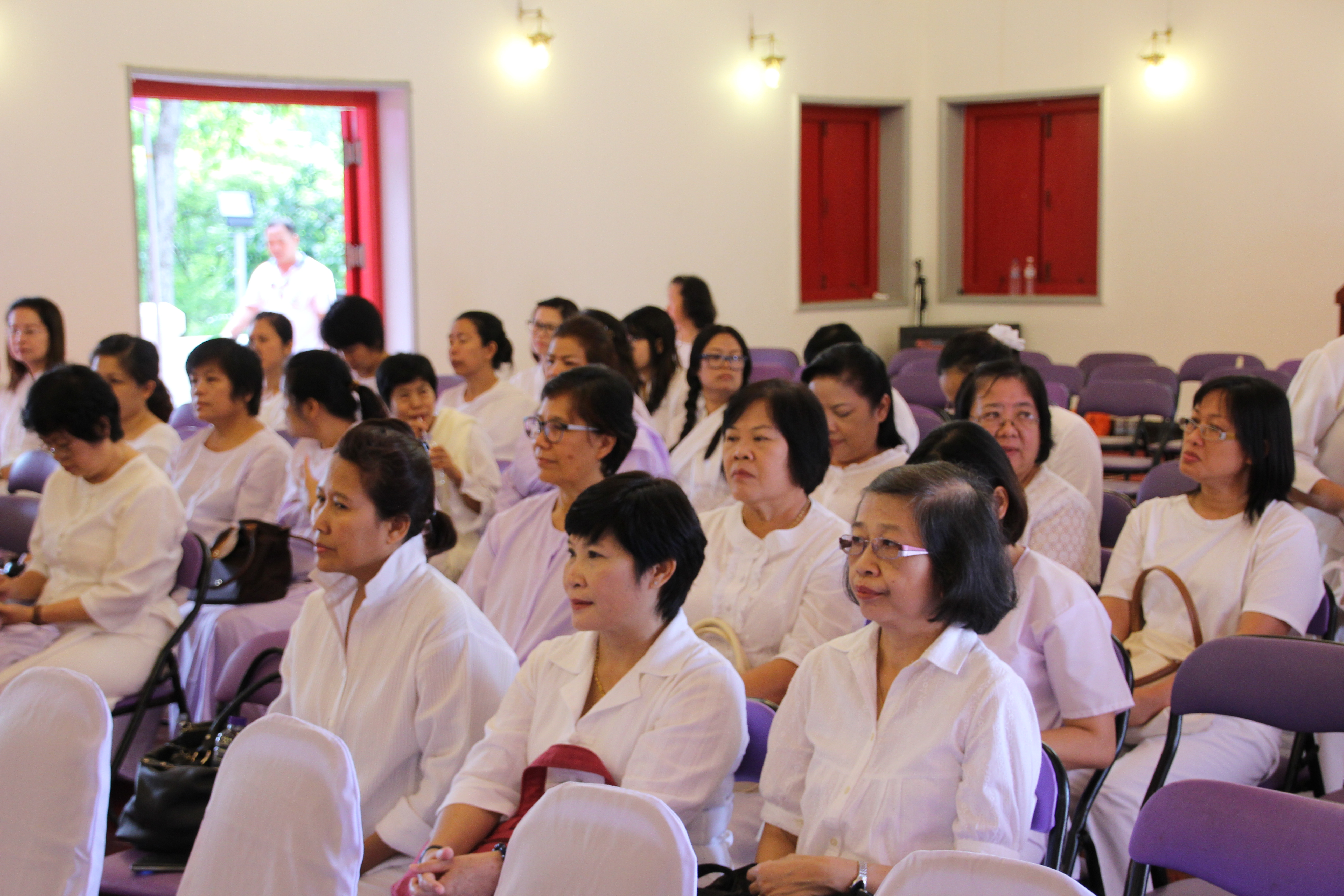 พิธีเปิดโครงการบวชเนกขัมมจาริณี ประจำปี 2558