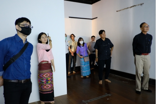 การประชุมการเสนอความก้าวหน้าการดำเนินงานโครงการพัฒนาเรือนล้านนาอาณานิคม(เรือนคิวริเปอล์) เป็นแหล่งเรียนรู้วิถีชีวิต วัฒนธรรมล้านนายุคโคโลเนียลในเชียงใหม่ ผ่านนิทรรศการสื่อนวัตกรรมสร้างสรรค์
