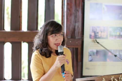 พิธีทำบุญวันคล้ายวันสถาปนาสำนักส่งเสริมศิลปวัฒนธรรม มหาวิทยาลัยเชียงใหม่  และพิธีทำบุญเรือนฝาไหลของแม่นายคำเที่ยง 