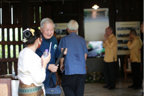 พิธีทำบุญวันคล้ายวันสถาปนาสำนักส่งเสริมศิลปวัฒนธรรม มหาวิทยาลัยเชียงใหม่  และพิธีทำบุญเรือนฝาไหลของแม่นายคำเที่ยง 