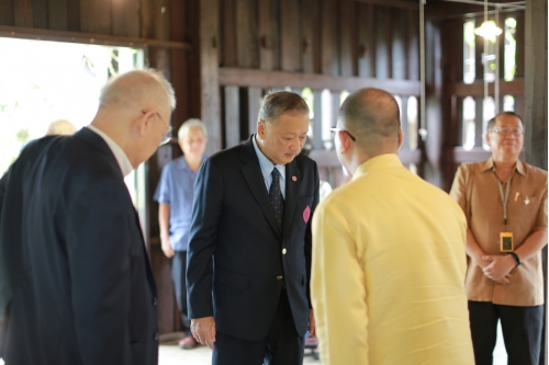 พิธีทำบุญวันคล้ายวันสถาปนาสำนักส่งเสริมศิลปวัฒนธรรม มหาวิทยาลัยเชียงใหม่  และพิธีทำบุญเรือนฝาไหลของแม่นายคำเที่ยง 