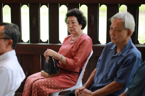 พิธีทำบุญวันคล้ายวันสถาปนาสำนักส่งเสริมศิลปวัฒนธรรม มหาวิทยาลัยเชียงใหม่  และพิธีทำบุญเรือนฝาไหลของแม่นายคำเที่ยง 