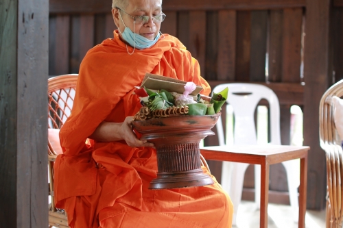 พิธีทำบุญวันคล้ายวันสถาปนาสำนักส่งเสริมศิลปวัฒนธรรม มหาวิทยาลัยเชียงใหม่  และพิธีทำบุญเรือนฝาไหลของแม่นายคำเที่ยง 