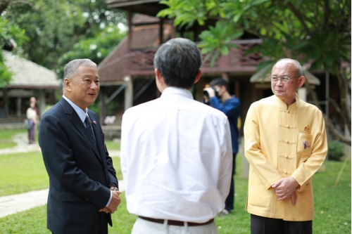 พิธีทำบุญวันคล้ายวันสถาปนาสำนักส่งเสริมศิลปวัฒนธรรม มหาวิทยาลัยเชียงใหม่  และพิธีทำบุญเรือนฝาไหลของแม่นายคำเที่ยง 
