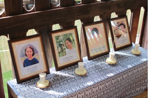 พิธีทำบุญวันคล้ายวันสถาปนาสำนักส่งเสริมศิลปวัฒนธรรม มหาวิทยาลัยเชียงใหม่  และพิธีทำบุญเรือนฝาไหลของแม่นายคำเที่ยง 