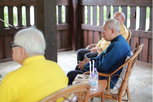 พิธีทำบุญวันคล้ายวันสถาปนาสำนักส่งเสริมศิลปวัฒนธรรม มหาวิทยาลัยเชียงใหม่  และพิธีทำบุญเรือนฝาไหลของแม่นายคำเที่ยง 