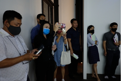 การประชุมคณะกรรมการตรวจรับพัสดุงานจ้างตกแต่งห้องนิทรรศการเพื่อรองรับการจัดแสดงแบบ Mapping และครุภัณฑ์ประกอบ
