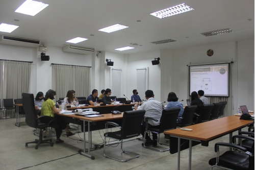 การประชุมคณะกรรมการตรวจรับพัสดุงานจ้างตกแต่งห้องนิทรรศการเพื่อรองรับการจัดแสดงแบบ Mapping และครุภัณฑ์ประกอบ