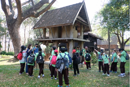 คณะครูและนักเรียนจากโรงเรียนต้นกล้า เข้าทัศนศึกษาและทำกิจกรรมศิลปวัฒนธรรม ณ พิพิธภัณฑ์เรือนโบราณล้านนา มช.  