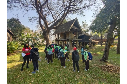 คณะครูและนักเรียนจากโรงเรียนต้นกล้า เข้าทัศนศึกษาและทำกิจกรรมศิลปวัฒนธรรม ณ พิพิธภัณฑ์เรือนโบราณล้านนา มช.  