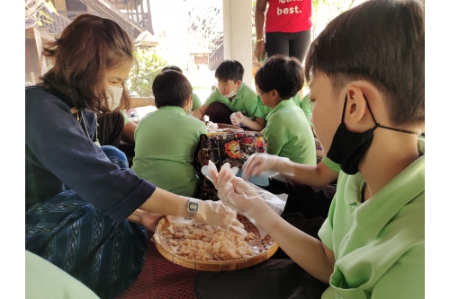 คณะครูและนักเรียนจากโรงเรียนต้นกล้า เข้าทัศนศึกษาและทำกิจกรรมศิลปวัฒนธรรม ณ พิพิธภัณฑ์เรือนโบราณล้านนา มช.  