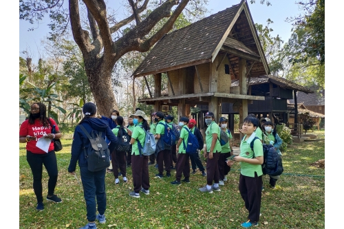 คณะครูและนักเรียนจากโรงเรียนต้นกล้า เข้าทัศนศึกษาและทำกิจกรรมศิลปวัฒนธรรม ณ พิพิธภัณฑ์เรือนโบราณล้านนา มช.  