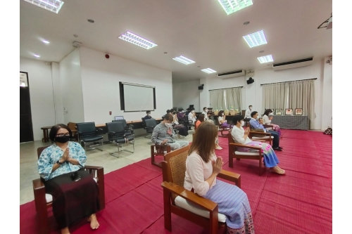 พิธีทำบุญคล้ายวันสถาปนาสำนักส่งเสริมศิลปวัฒนธรรม มหาวิทยาลัยเชียงใหม่