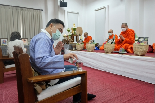 พิธีทำบุญคล้ายวันสถาปนาสำนักส่งเสริมศิลปวัฒนธรรม มหาวิทยาลัยเชียงใหม่