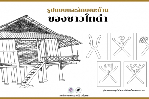 รูปแบบและลักษณะบ้านของไทดำ