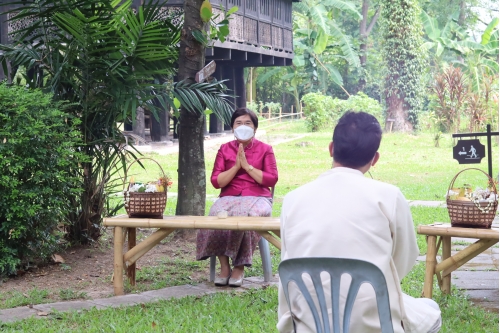 พิธีสระเกล้าดำหัวคณะผู้บริหารและบุคลากรผู้อาวุโส สำนักส่งเสริมศิลปวัฒนธรรม ประจำปี 2565
