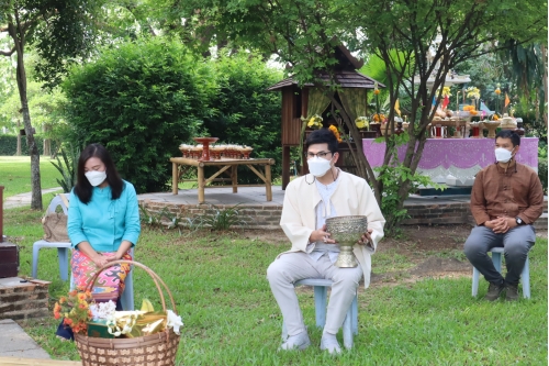 พิธีสระเกล้าดำหัวคณะผู้บริหารและบุคลากรผู้อาวุโส สำนักส่งเสริมศิลปวัฒนธรรม ประจำปี 2565