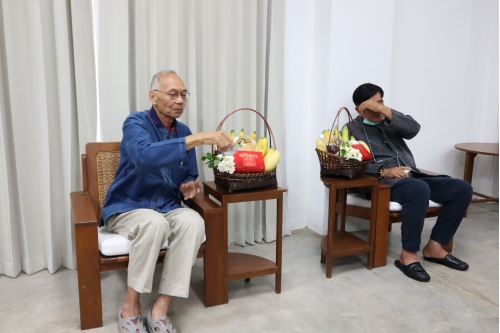 พิธีสระเกล้าดำหัวคณะกรรมการอำนวยการประจำสำนักส่งเสริมศิลปวัฒนธรรม ประจำปี 2565