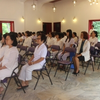 พิธีเปิดโครงการบวชเนกขัมมจาริณี เพื่อถวายเป็นพระราชกุศล สมเด็จพระนางเจ้าสิริกิติ์ พระบรมราชินีนาถ พระบรมราชชนนีพันปีหลวง เนื่องในโอกาสทรงเจริญพระชนมพรรษา 87 พรรษา