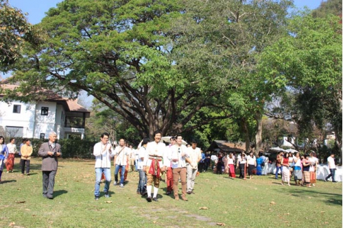 พิธีมงคลสมรสและเลี้ยงอาหารกลางวัน วันที่ 18 มีนาคม 2560