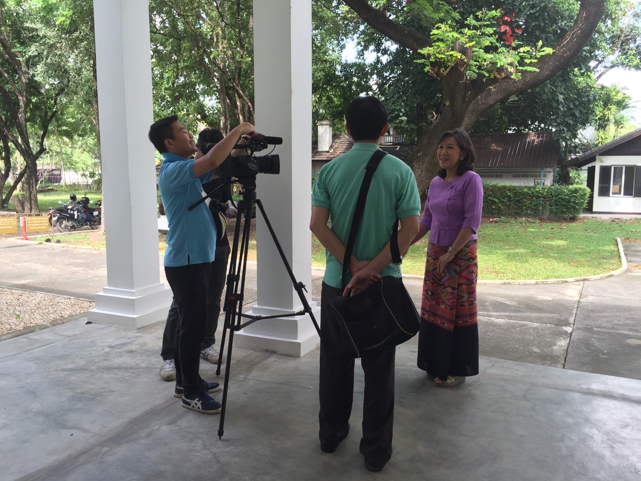 ให้สัมภาษณ์ในรายการข่าวรอบเมืองเหนือ สำนักประชาสัมพันธ์เขต 3 เชียงใหม่ 