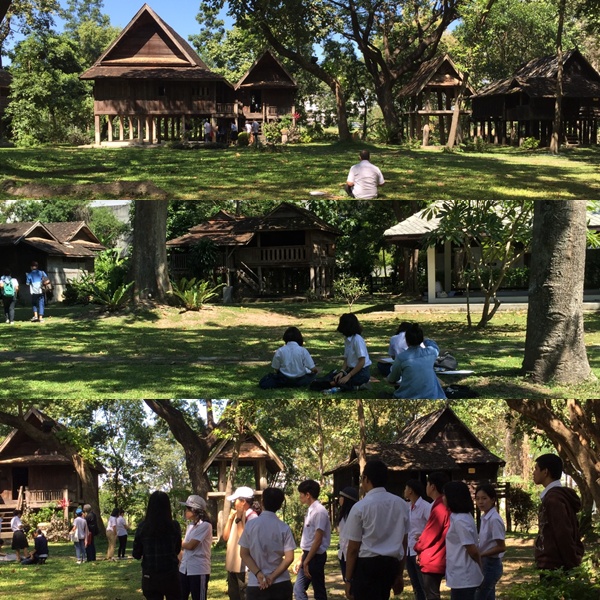 นักศึกษาคณะสถาปัตยกรรมศาสตร์ มช. เยี่ยมชมพิพิธภัณฑ์เรือนโบราณล้านนาและฝึกวาดภาพอาคารไม้พื้นถิ่นภาคเหนือ