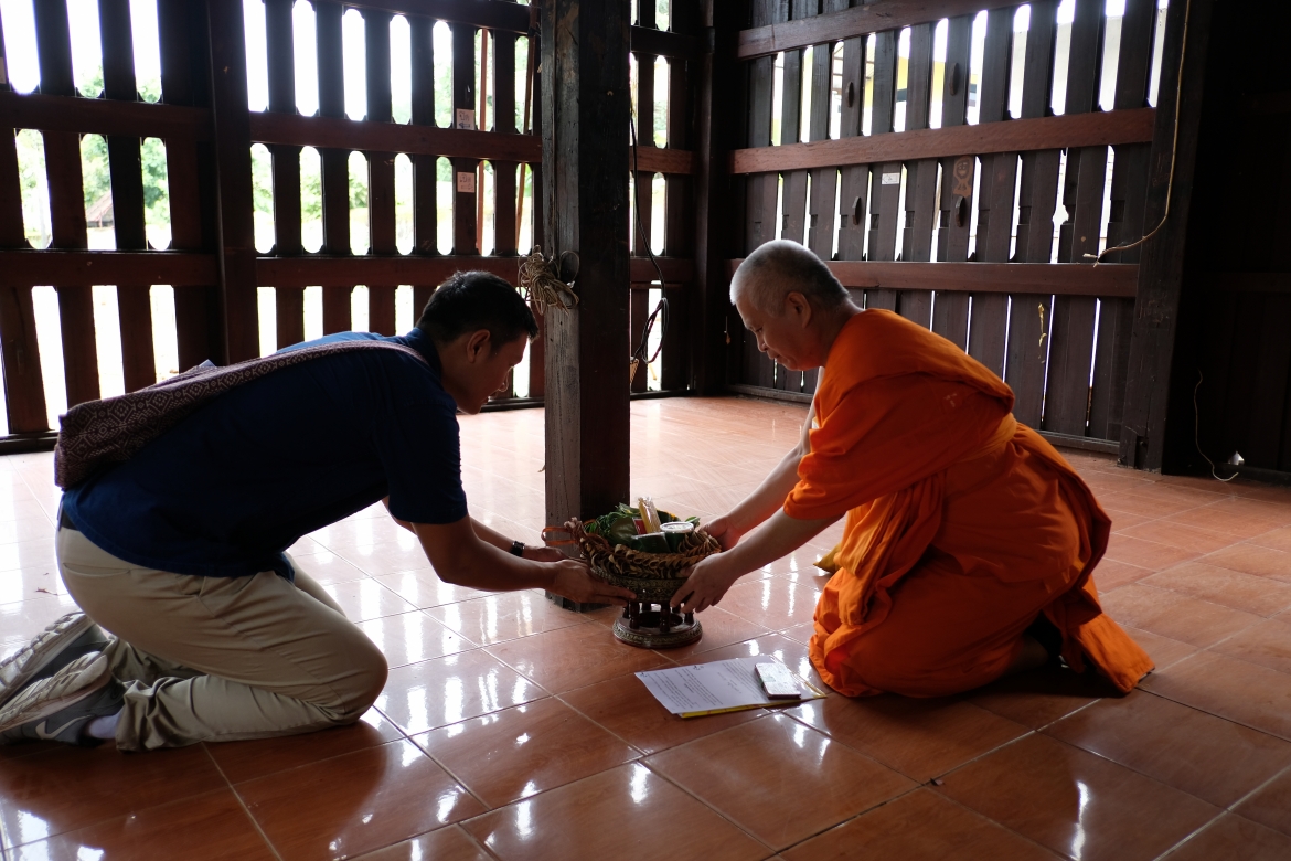  ร่วมพิธีรื้อถอนเรือนฝาไหล (เรือนแม่นายคำเที่ยง) ณ วัดสวนดอก